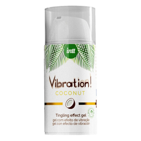 Intt Vibration! - tekutý vibrátor - kokos (15ml)