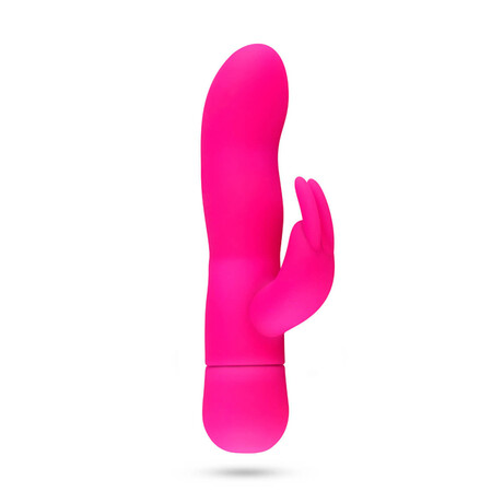 Easytoys Mad Rabbit - králičí vibrátor s lechtivou pákou (růžový)