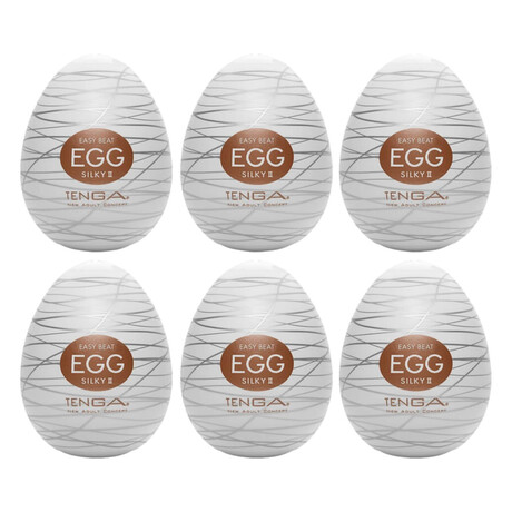 TENGA Egg Silky II - masturbační vajíčko (6ks)