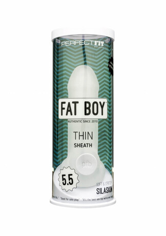 Fat Boy Thin - návlek na penis (15cm) - bílý