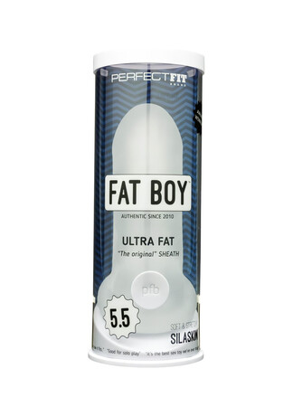 Fat Boy Original Ultra Fat - návlek na penis (15cm) - bílý