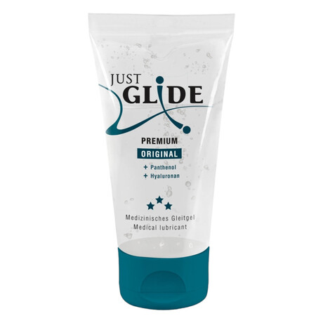 Just Glide Premium Original - veganský lubrikant na bázi vody (50ml)