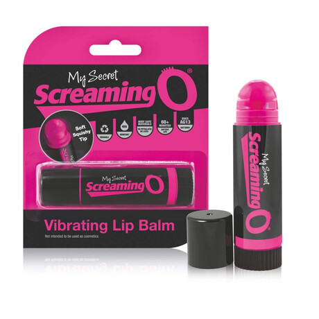 My Secret Screaming O Vibrating Lip Balm - vibrátor ve tvaru rtěnky (pink-černý)