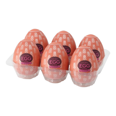 TENGA Egg Cone Stronger - masturbační vajíčko (6ks)