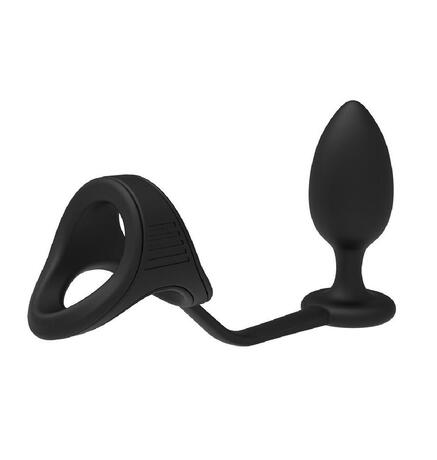 Dream Toys RAMROD COCKSTRAP WITH ANAL PLUG