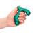 Ouch! Stacked Vibrating Prostate Massager with Remote Control Metallic Green