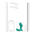 Ouch! Stacked Vibrating Prostate Massager with Remote Control Metallic Green