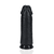 RealRock Extra Thick dildo 25,4 cm - černé