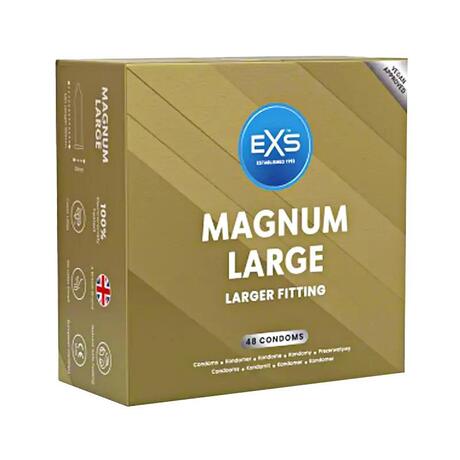 EXS Magnum Large pack Kondomy 48 ks