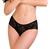 Daring Intimates Ella Crotchless Cheeky Panty Black