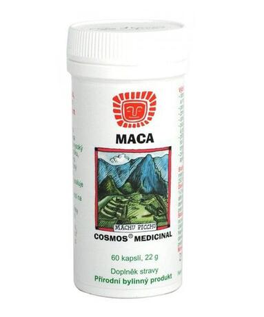 Cosmos Maca 22 g (60 kapslí) - doplněk stravy