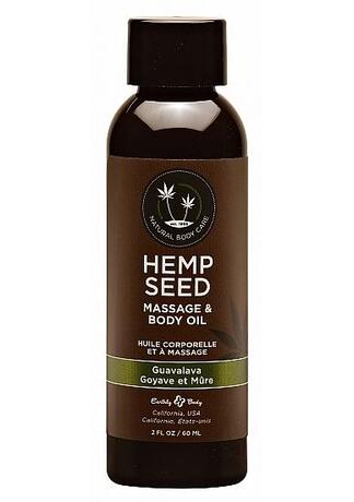 Hemp Seed masážní olej - guava a ostružina 60 ml