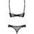 Obsessive Roxelia 2-pcs Cupless Set Black