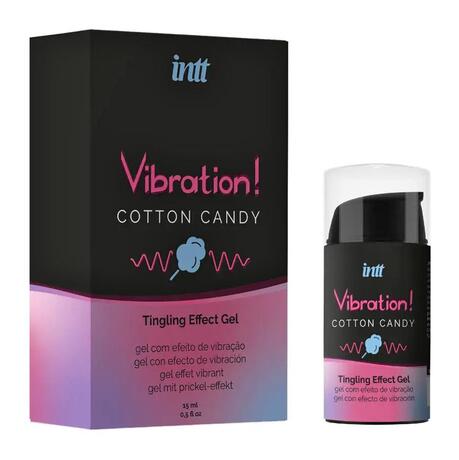 intt Vibration! Tingling effect gel - Cotton Candy 15 ml