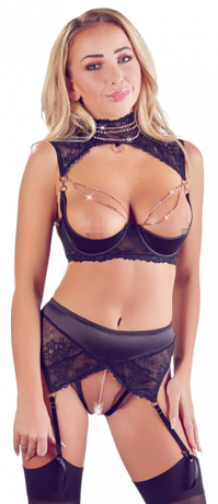 Shelf Bra Set Abierta Fina, S