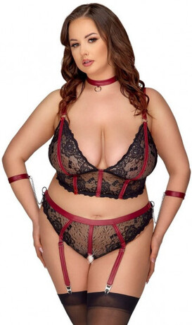 Plus size komplet Delicate Bondage, XL