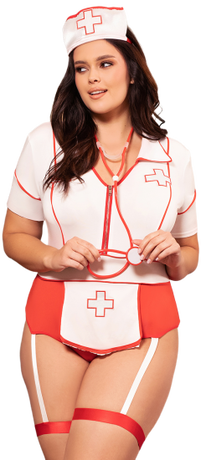 Plus size kostým Lovely Nurse, XL–XXL