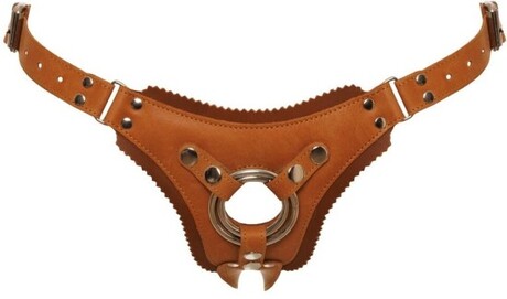 Leather Strap-on Harness, XXL