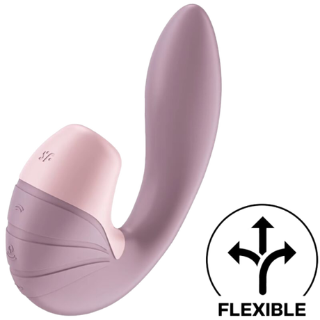 SATISFYER - SUPERNOVA AIR PULSE STIMULATOR & VIBRATION PINK