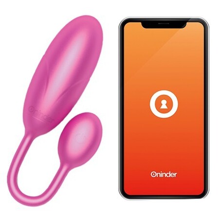 ONINDER - DENVER VIBRATING EGG PINK 7 X 2.7 CM FREE APP