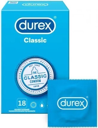 Durex Classic – klasické kondomy (18 ks)