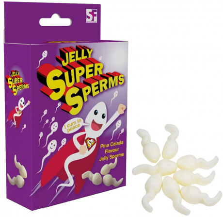 Bonbóny ve tvaru spermie Jelly Sperms