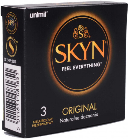 SKYN Original – bezlatexové kondomy (3 ks)