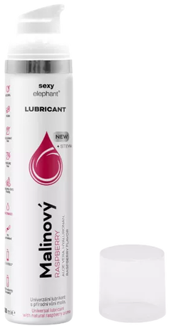 Malinový lubrikační gel Sexy Elephant (100 ml)