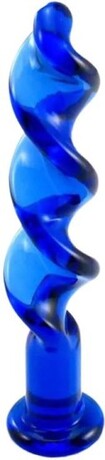 Skleněné dildo Noble Curves (18,5 cm)