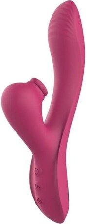 Vibrátor s výběžkem na klitoris Essentials Dual G-Spot Vibe (22,5 cm)