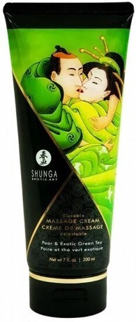 Shunga Masážní krém Relaxing Green Tea (200 ml)