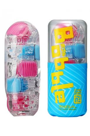 Tenga Pánský masturbátor Bobble Crazy Cubes růžovo-modrá