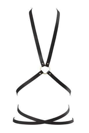 Bijoux Indiscrets MAZE Multi-Way Harness černý černá