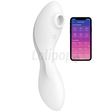 Satisfyer Curvy Trinity 5+ smart vibrátor bílý