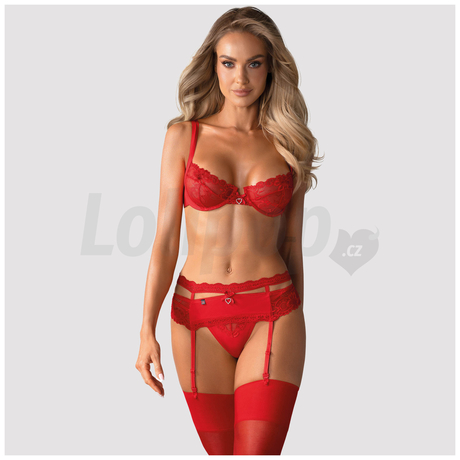 Obsessive Heartina 3 pcs Set Red