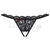 Obsessive 831-THC-1 Crotchless Thong Black