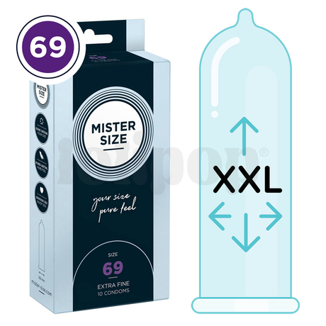 Mister Size thin 69mm 10ks