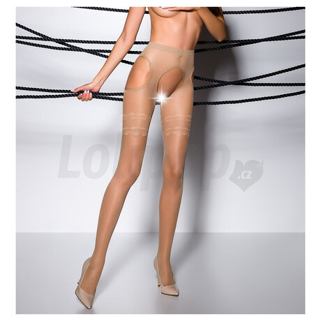 Passion TIOPEN 002 Tights 20 Den Beige