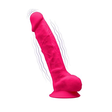 SilexD Model 1 Vibrating Premium Silicone Dual Density Dildo 8