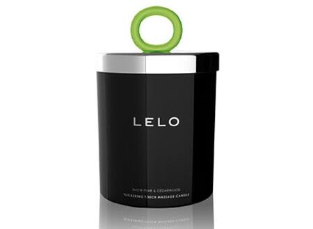 Lelo masáží svíčka hruška/cedrové dřevo 150ml