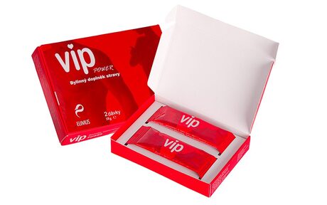 VIP Power Gel - 100% přírodní podpora erekce - 4 dávky