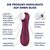 Satisfyer Pro 2 Generation 3 with Liquid Air Technology Wine Red