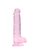 RealRock Crystal Clear 19cm Pink