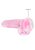 RealRock Crystal Clear 19cm Pink