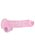 RealRock Crystal Clear 19cm Pink