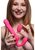 Strap U Mighty-Thrust Thrusting & Vibrating Strapless Strap-On with Remote Pink